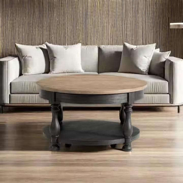 Elegant modern design dining table living room furniture simple coffee table round table
