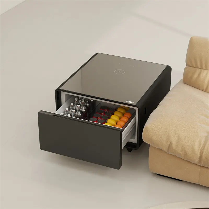 Smart kaffee tisch möbel kühlschrank touchscreen seite tisch moderne wohnzimmer möbel