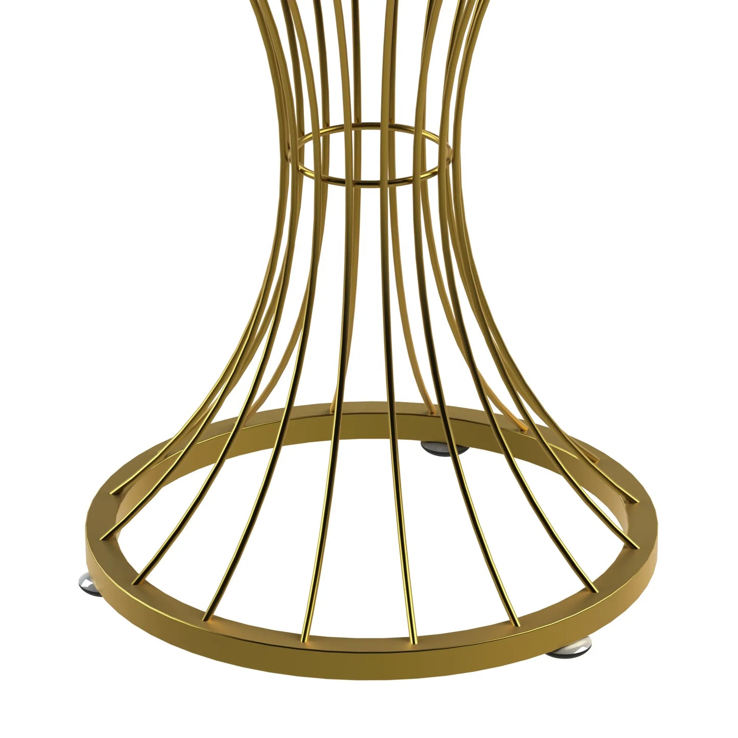 Beistelltisch, kleiner Couchtisch, runder Sofatisch aus Holz mit Metallrahmen für Wohnzimmer, Schlafzimmer, kleine Räume