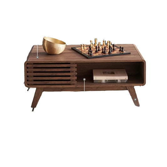 Large family furniture in modern style luxury wooden side table living room coffee table